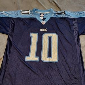 100% nylon Tennessee Titans #10 Vince Young jersey